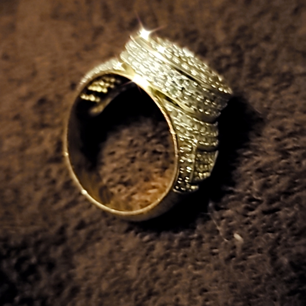 Hip Hop ring mens size 10